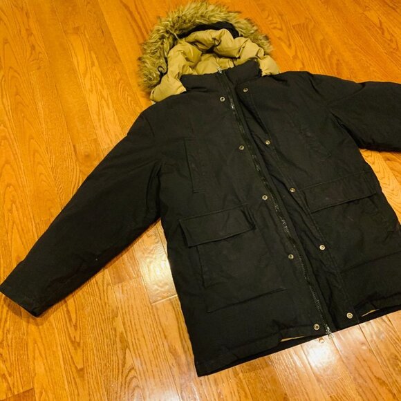 Schott NYC Snorkel Down Parka Jacket XL - Picture 8 of 14